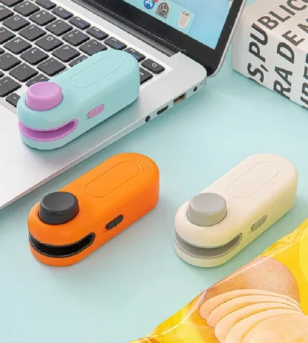 Mini scelleur thermique portable Homyzz pour refermer les sachets alimentaires